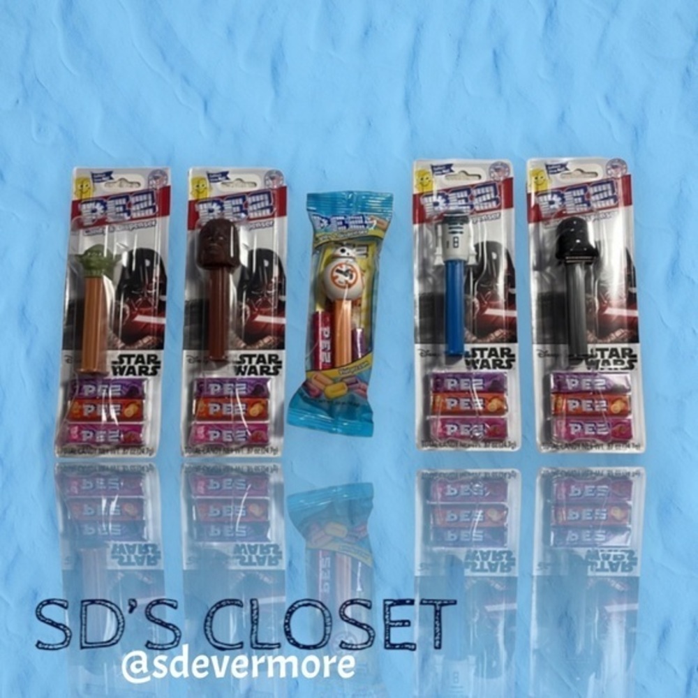 New PEZ Dispensers Star Wars set of 5